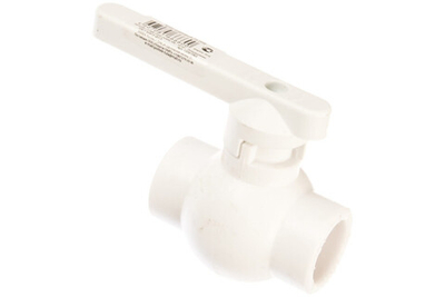 Кран шаровый 32мм, с Латунным шаром Полипропилен ПП ПОЛИТЭК Вентиль