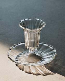 Zara Home Подсвечник из стекла, цвет прозрачный, 8.8 см