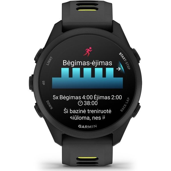Умные часы Garmin Forerunner 170, Черный | Black/Amp Yellow (010-03920-00 | 010-03920-50)