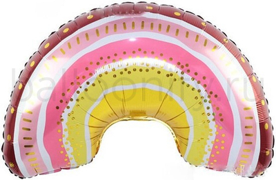 Шар (39''/99 см) Фигура, Радуга Бохо, 1 шт.