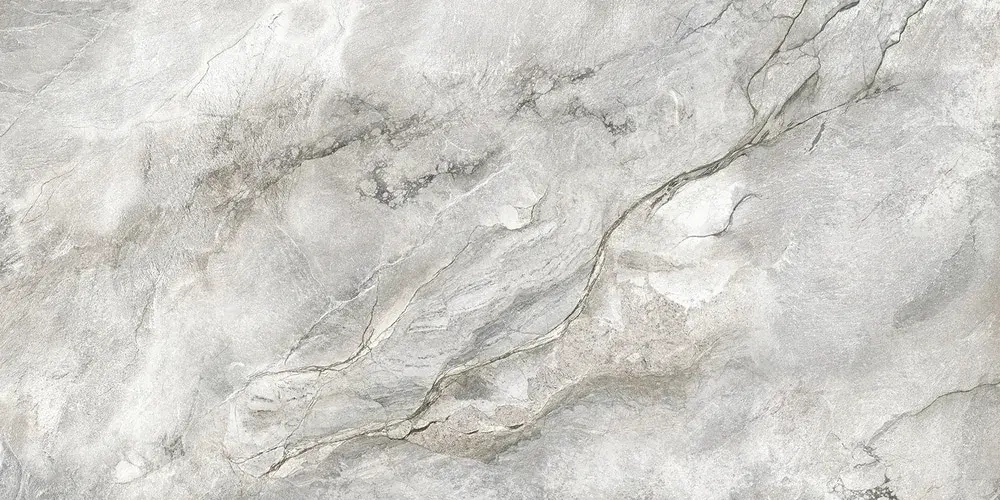 Керамогранит Alma Ceramica GFA114VLC07L Vulcano 114x57 серый лаппатированный под камень