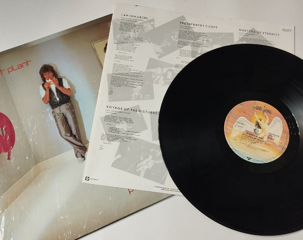 Винтажная виниловая пластинка LP Robert Plant Pictures At Eleven (Germany 1982) Moonlight In Samosa