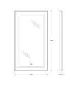 Зеркало BelBagno SPC-KRAFT-500-900-TCH-WARM