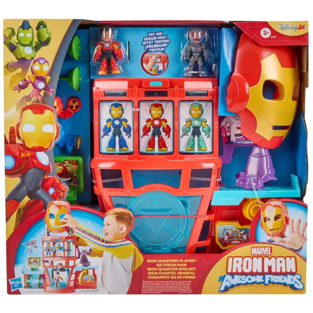 Hasbro Железный человек и суперкоманда - Железная четверка База супергероев свет и звук G1259