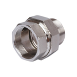 Соединение быстроразъемое (американка) STOUT - 2" (ВР/НР, латунь никелированая, плоск.уплотнение)