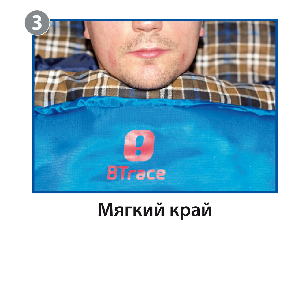 Спальный мешок BTrace  Duvet,  Синий 0°,артикул 	S0569/S0570