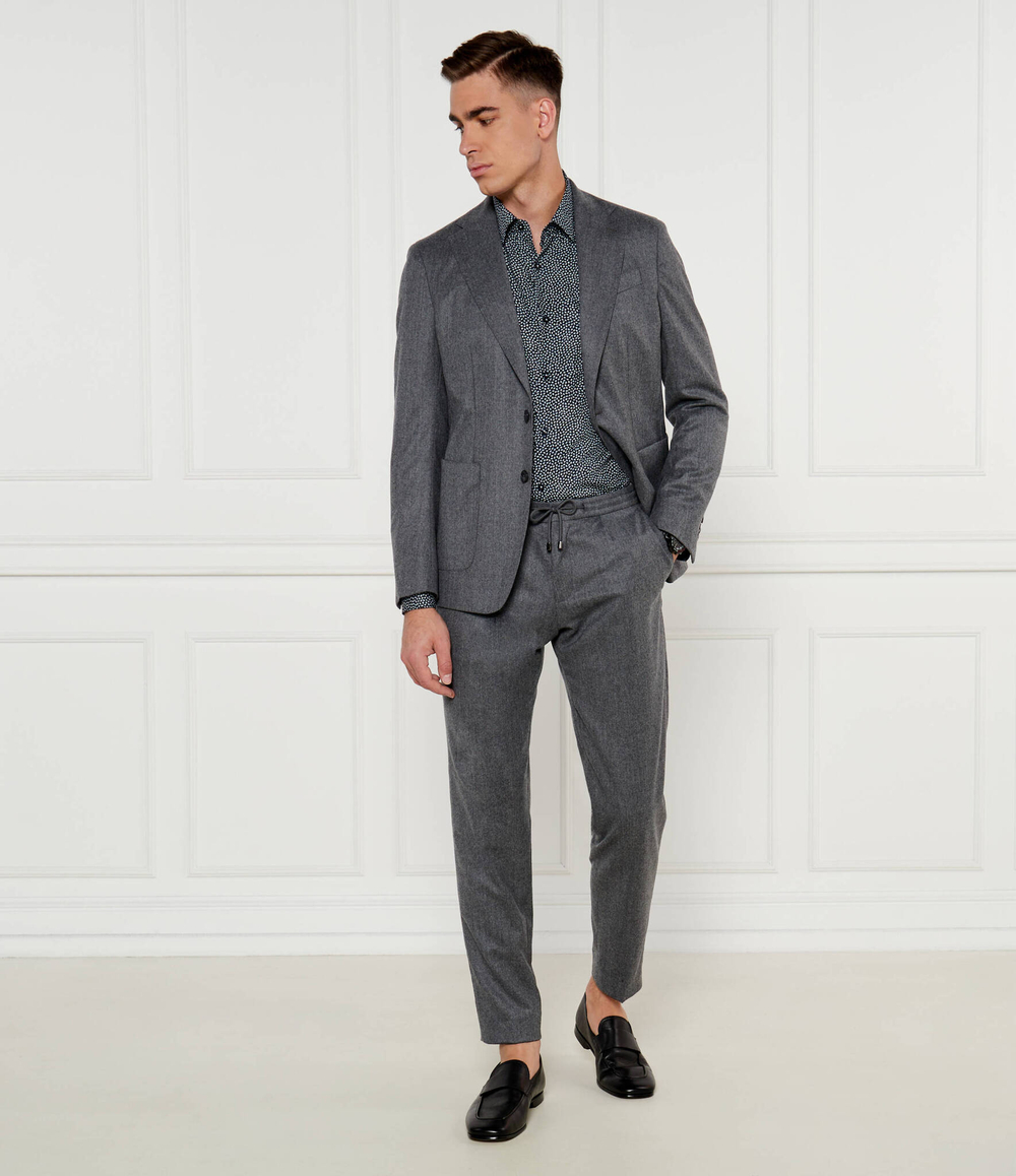 Рубашка H-HANK BOSS BLACK - голубой(50527627)