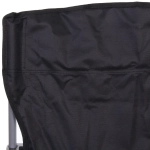 Кресло складное с подлокотниками до 100 кг SJ-0054, 58*58*92 см, цвет: чёрный, ТуристМастер