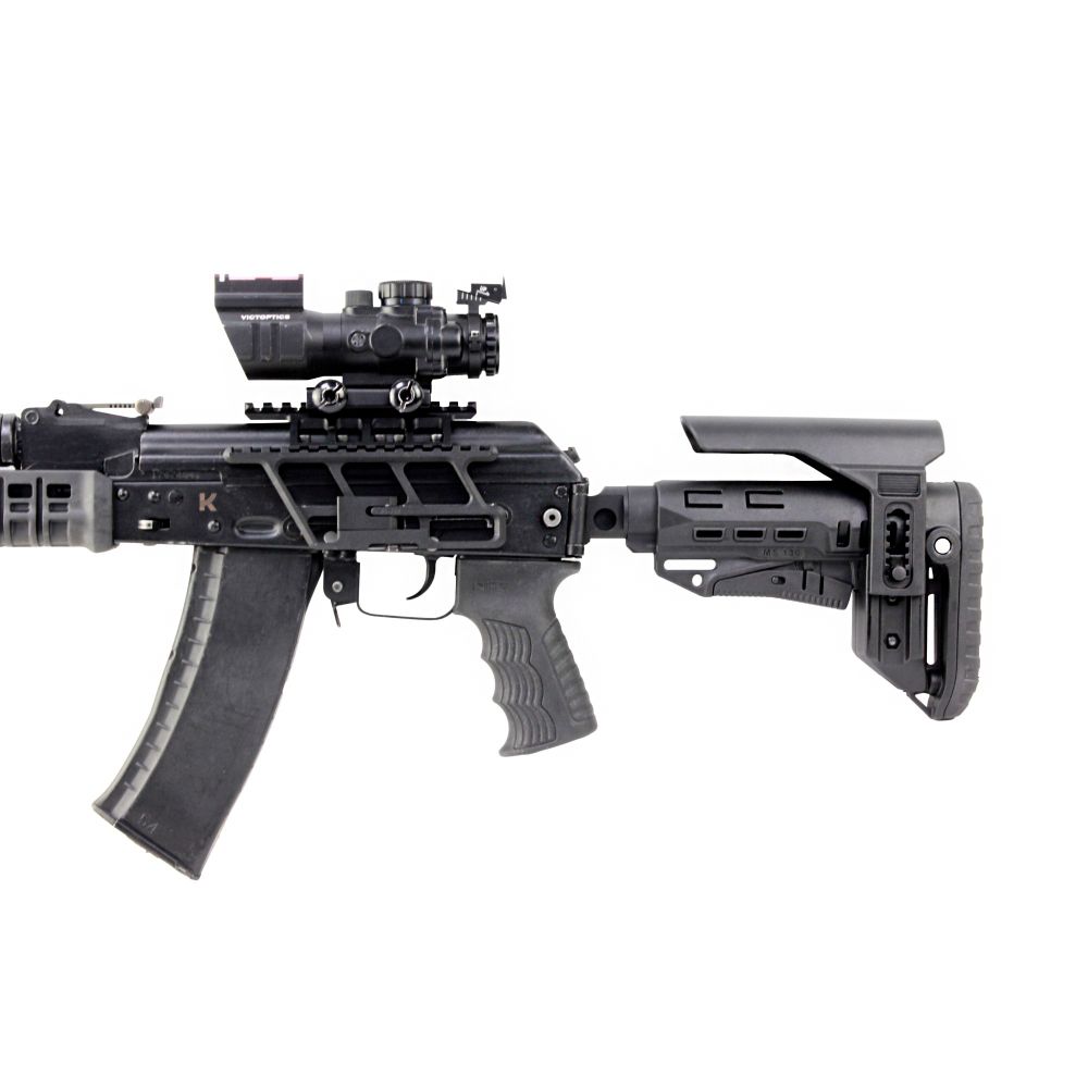 Складной телескопический приклад TBS Compact на гражданские аналоги АК-74М, DLG Tactical