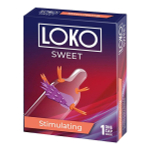 Стимулирующая насадка на пенис 19см с возбуждающим эффектом Sitabella Loko Sweet 1455