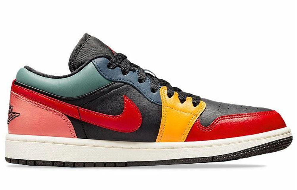 Кроссовки Jordan Air Jordan 1 Low "Black Multi" (Женская размерная сетка)