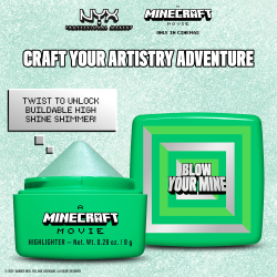NYX Professional Makeup A Minecraft Movie - Розсветлитель оттенок Blow Your Mine, 8 g