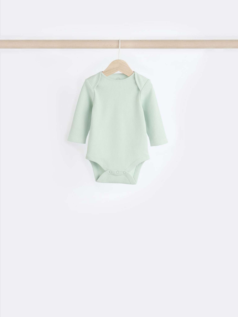 Боди с длинным рукавом для малышей Next N95-337, 5 шт., Бежевый, Салатовый, Голубой