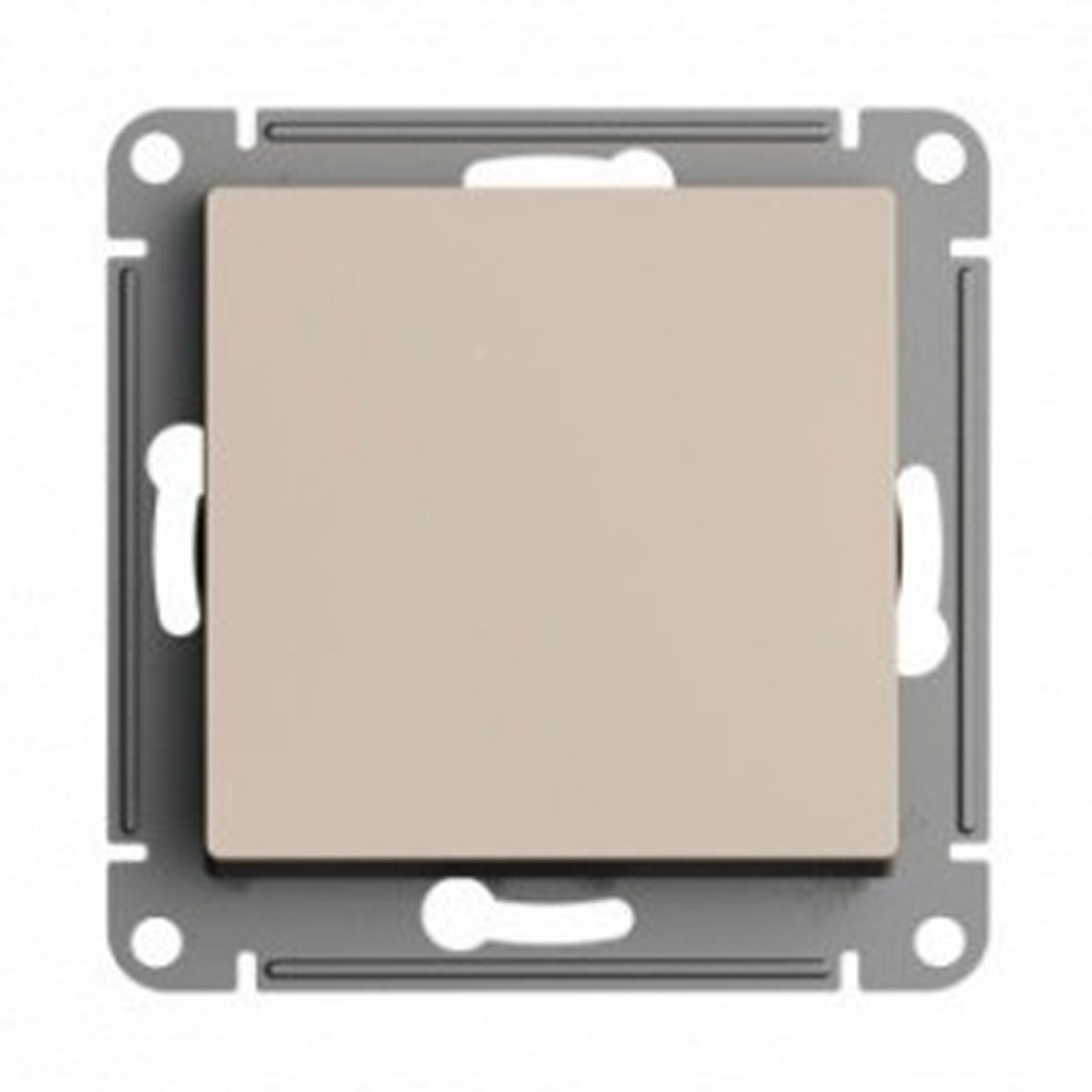 Одноклавишный выключатель 10А SE AtlasDesign, песочный [уп 5 шт] ATN001211