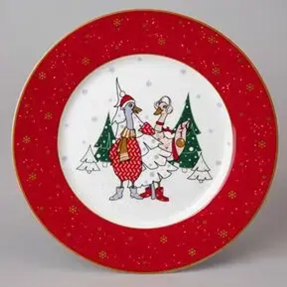 Тарелка закусочная «Family christmas» 20см