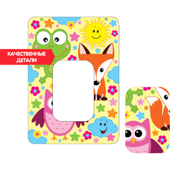 Картинки-сортеры. "В ЛЕСУ" 3 в 1 Играй Думай Учись Bondibon 1+ Карточки Сегена