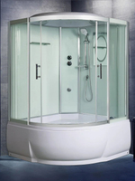 Душевая кабина WeltWasser  WW500 EMMER 13555-2 135х135 см,  прозрачное стекло, поддон высокий