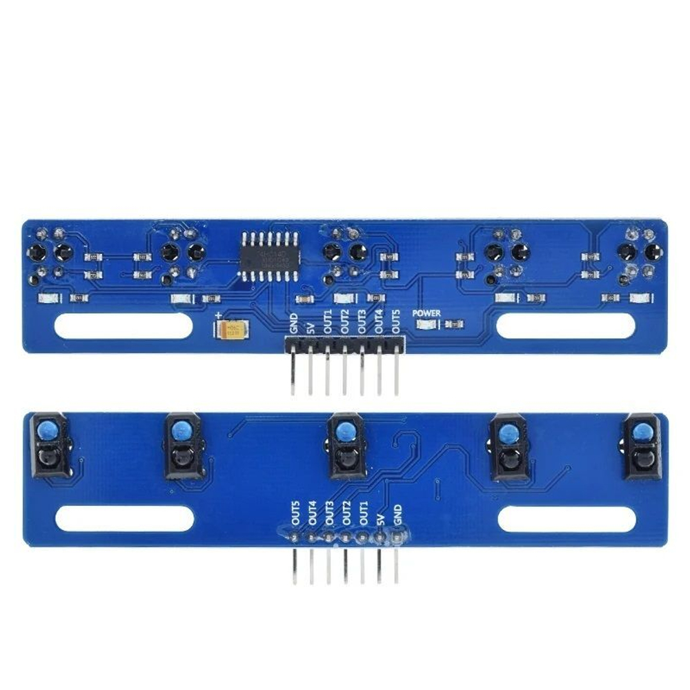 Датчик линии трехканальный на TCRT5000 для Arduino, цифровой