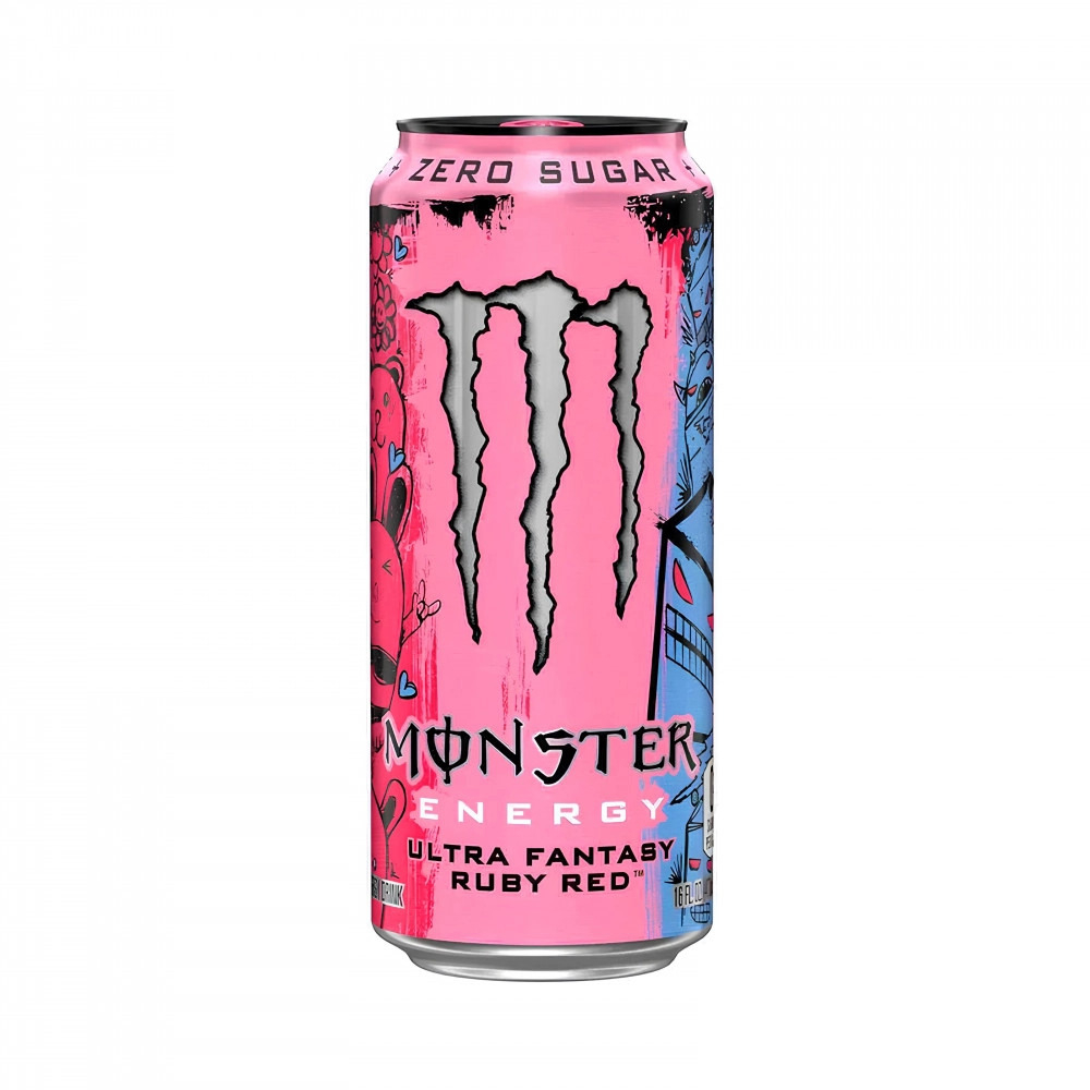 Энергетический напиток Monster Energy Ultra Fantasy Ruby Red 500мл