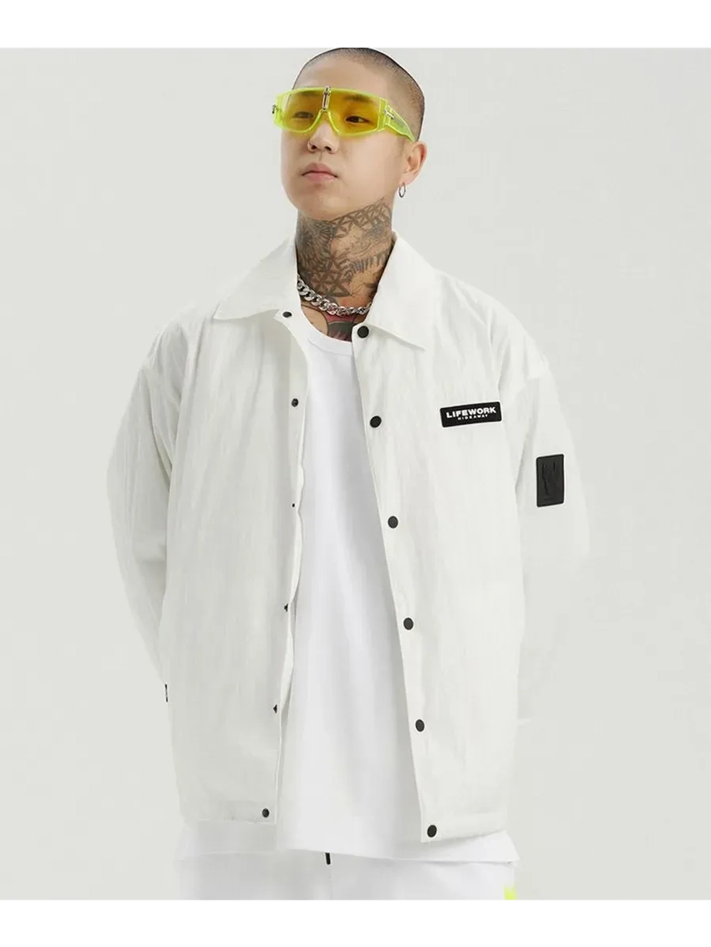 Куртка-рубашка из нейлона