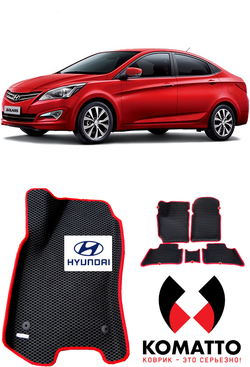 Автоковрики для Hyundai Solaris седан (2011-2017)