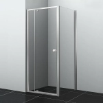 Душевой уголок WasserKRAFT Aula 11P03 90х90 стекло прозрачное/профиль хром