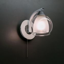 Citilux Кристи CL152310 Бра с выключателем Белое Хром