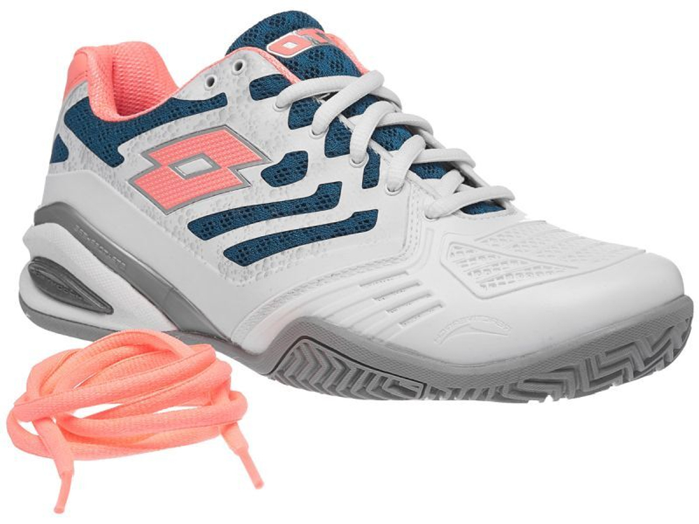 Женские Кроссовки теннисные Lotto Stratosphere IV Clay Women - white/green