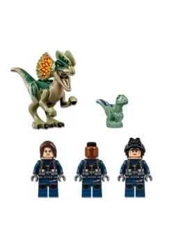 Конструктор Нападение дилофозавра на сторожевой пост 307 дет