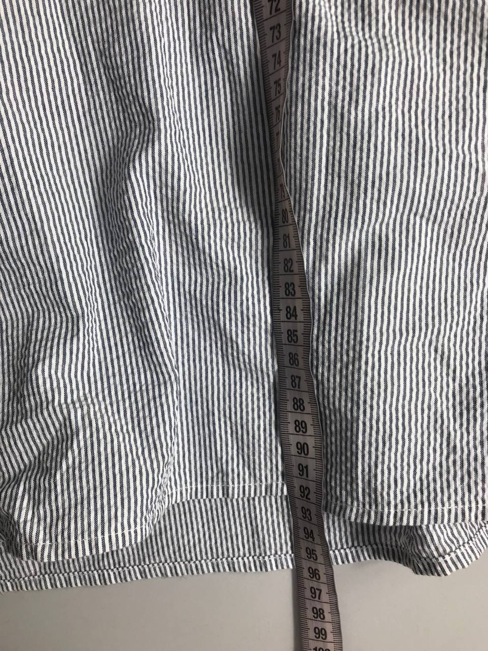 Платье H&M в морском стиле, маркировка 36, визуально на 42 размер