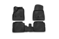 Коврики Standard, 3D в салон LADA 4х4 5D, 2009- , 4 шт. (полиуретан, чёрные) Element.F420250E1