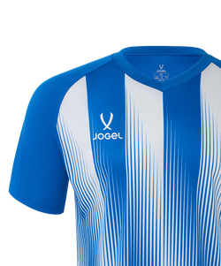 Футболка игровая Jogel Camp Striped Jersey-K, синий Z2/белый 00