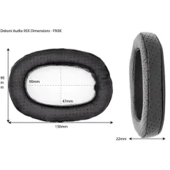 Dekoni Audio Elite Fenestrated Ear Pad Set for Koss K9XX