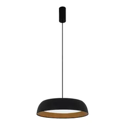 SLE1812-403-01 Светильник подвесной Черный, Древесный/белая LED 1*30W 4000K MUSE