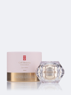 Cell Beauty Ночной крем-лифтинг для лица с экзолипосомами-Exoliposome Ultra-Advanced Lifting Filler Nightcare Cream Signature,30 мл