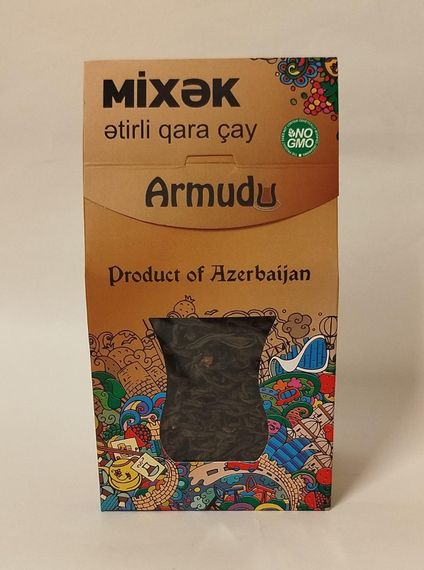 Armudu Azerbaijan tea Mixək ətirli qara çay 100 gr