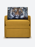 Кресло-кровать "Миник" с подлокотниками, купон Тигр