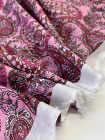Хлопок Etro розовый с пейсли