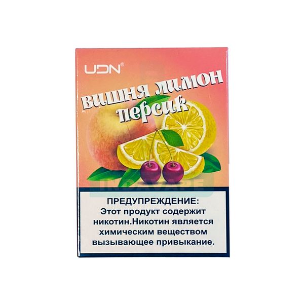 Купить Картридж UDN-X - Вишня Лимон Персик 2.5ml (3шт)