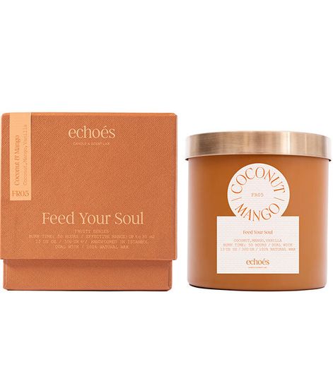 Coconut Mango, свеча Feed your soul collection, Echoes