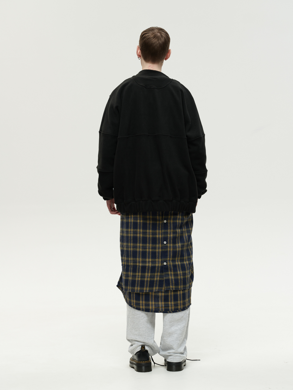 Zip-Up Sweatshirt Black