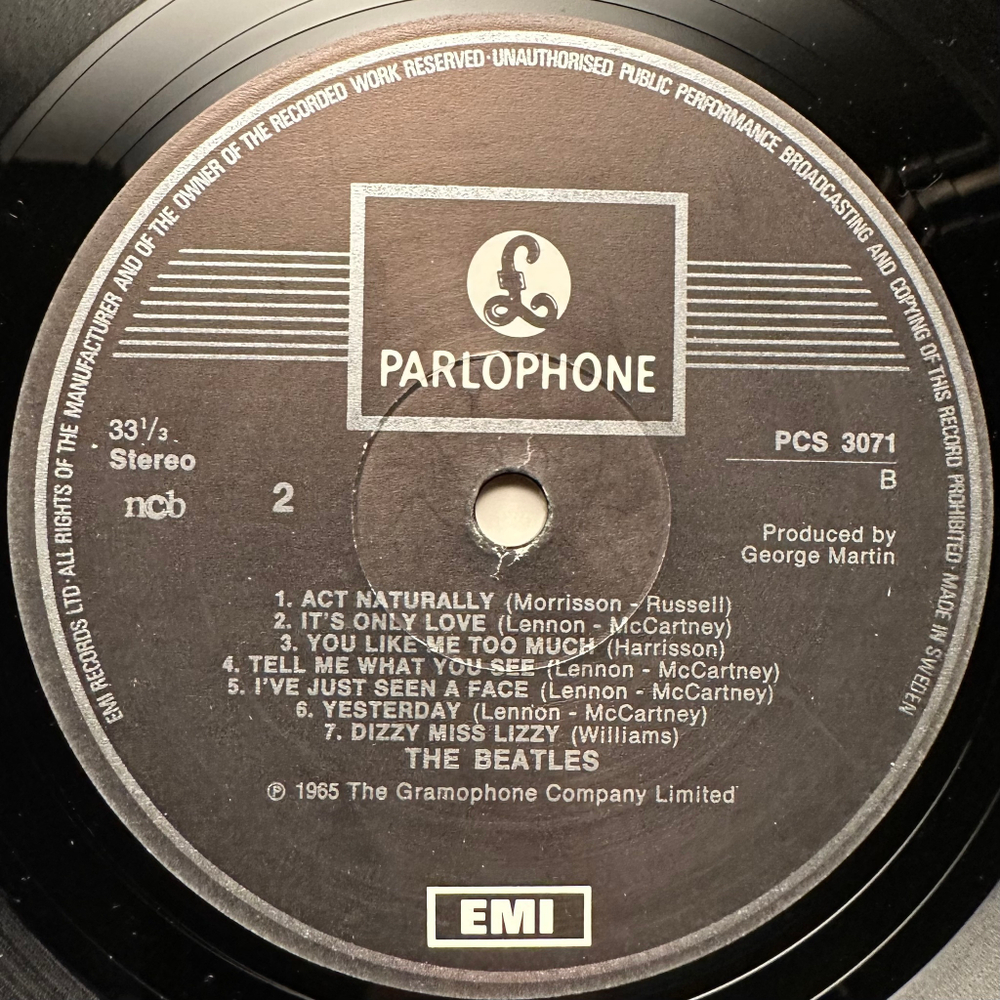 The Beatles - Help ! (Швеция 1969г.)