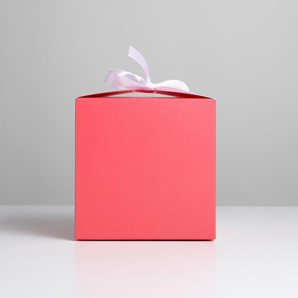 Коробка складная «Красная», 12 × 12 × 12 см