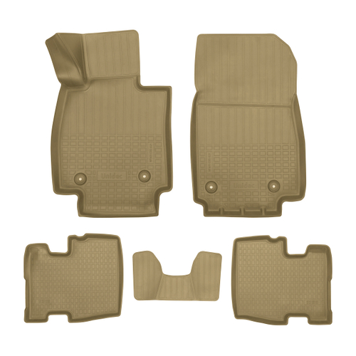 Ковры в салон Norplast/Unidec для Skoda Enyaq (2021-) ,Бежевый, арт.NPA11-C81-080-B