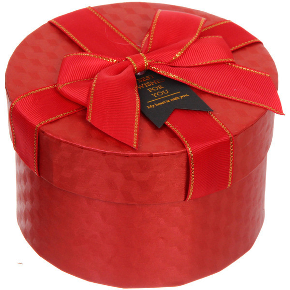 Коробка подарочная «Неожиданный подарок» 14*14*8 см, красный