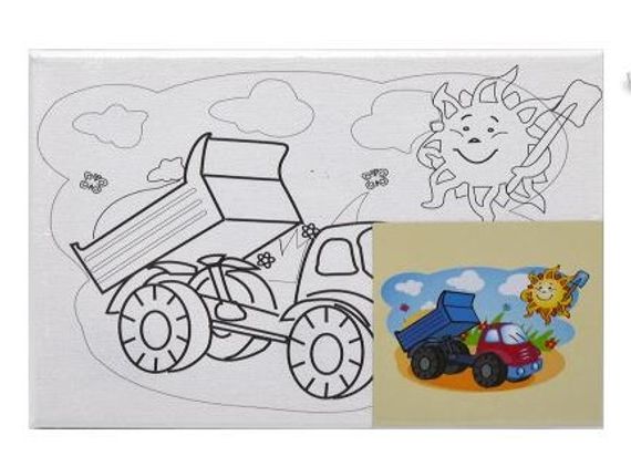 Kətan molbert şəkilli 1 15x20 sm