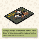 Нашивка на одежду, патч, шеврон на липучке "Там победа" 9,2х7,7 см
