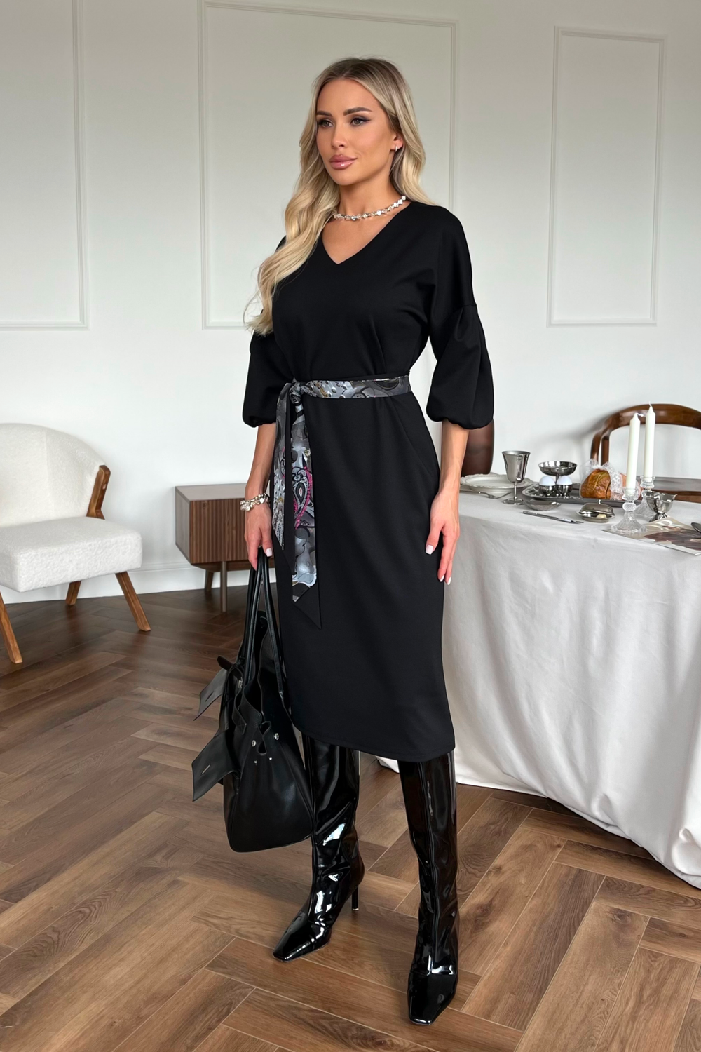 Платье Роберта №1/1 пояс Valentina