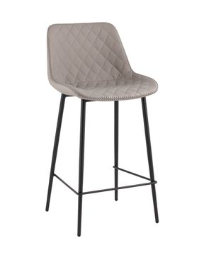 Стул барный Arch экокожа серый