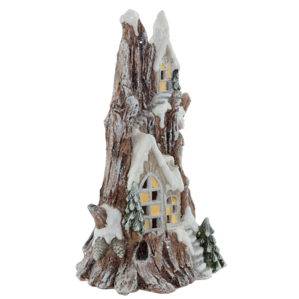 Фигурка декоративная "Домик" (подсветка, 3xAAA), L26 W22 H44 см